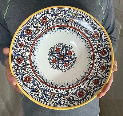 World Market Porto Floral Large Serving Bowl 11 3/4” Portugal  • $25