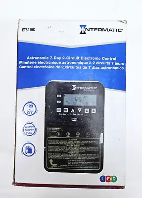 Intermatic ET8215C Electronic Timer Astronomic 7 Day 2 Circuit Electronic Contr • $189.99