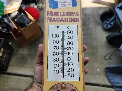 Vintage Thermometer Complete - Mueller's Macaroni • $65