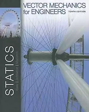 Vector Mechanics For Engineers: - Hardcover By Beer Ferdinand; Johnston - Good • $12.55