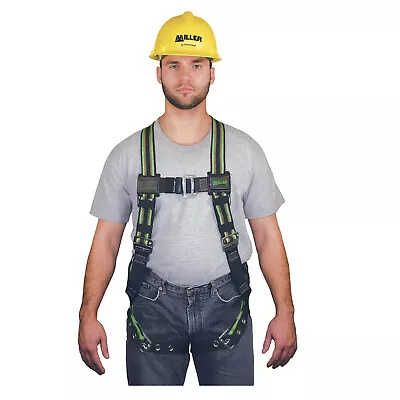 NEW Miller By Honeywell DuraFlex Stretchable Harness Green/Black E650-4/UGN • $149.99