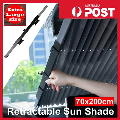 70CM Car Retractable Windscreen Sun Shade Blind Block Front Window VisorCover • $17.41