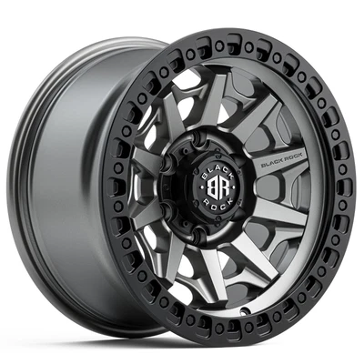 $1599 • Buy 17 Inch Alloy Wheels For Holden Colorado Black Rock Cage 17x9 6 Stud Rims 4x4