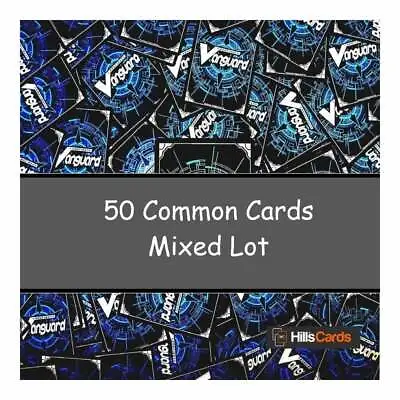 Cardfight Vanguard 50 Card Bundle: Set Of 50 Common Cards | Trading Card Joblot • £3.99