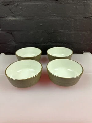 4 X Denby Chevron Fruit / Cereal Bowl 5.25  Wide Last Set Available • £34.99