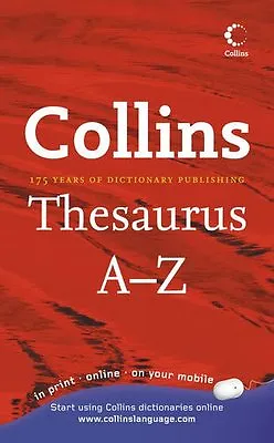 Collins Thesaurus A-Z: Home Edition • £2.47