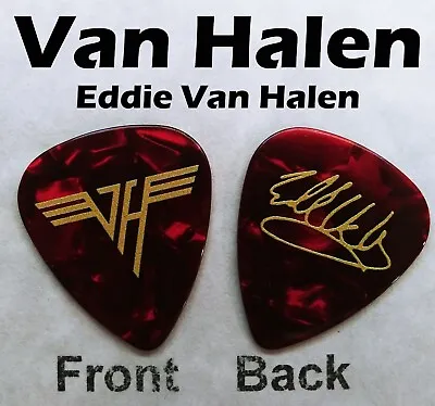 VAN HALEN Band EDDIE Signature Novelty Guitar Pick (t-R2) • $7.99