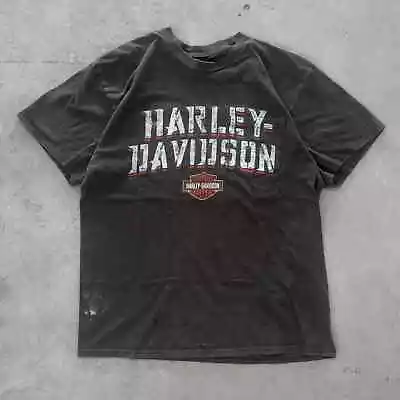 Vintage Y2K Harley Davidson Motorcycles Pittsburgh Biker T-Shirt • $24.99