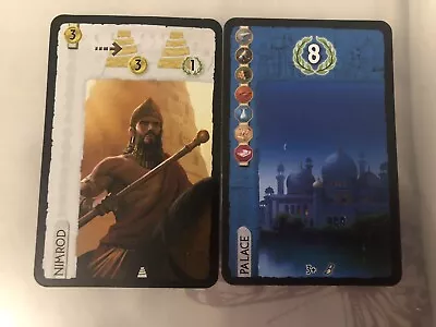 7 Wonders Nimrod And Alternative Art Palace Promo Cards • £6