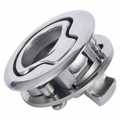 2  Marine Boat Stainless Steel Flush Pull Hatch Latch Non Locking Flush Mounted • $18.99