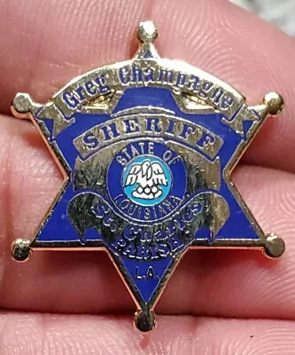 Vintage Obsolete St. Charles Parrish Louisiana Sheriff Pin • $29.99