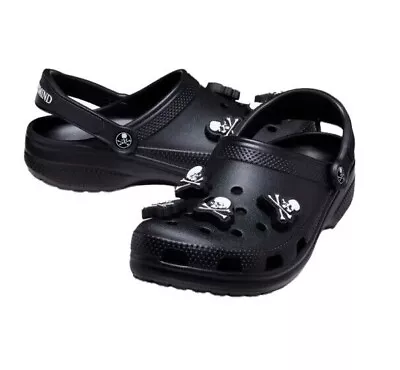 NWT Men’s Crocs X Mastermind Japan Black  Classic Clog Shoes Size 11 • $199.99