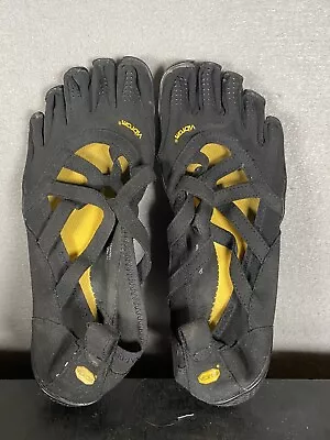 Womens Vibram FiveFingers Black Alitza Loop Minimalist Training Hiking Shoes 40 • $42.99