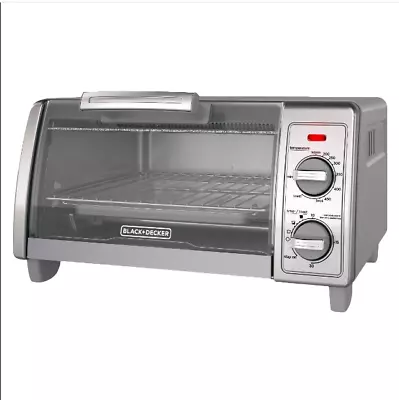 BLACK+DECKER 4 Slice Toaster Oven - Silver - TO1700SG • $33.27