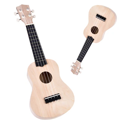 $26.58 • Buy 21inch Basswood 4 String Ukelele DIY Kit Instrument Accessory