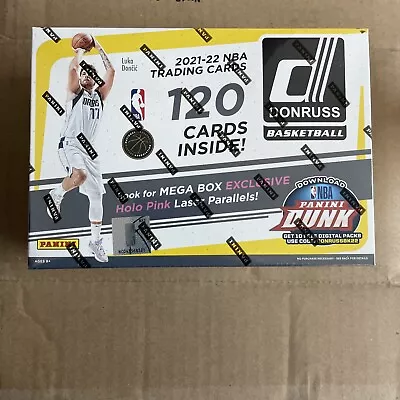 $98.86 • Buy 2021-22 Donruss Basketball MEGA Box EXCLUSIVE HOLO PINK LASERS Factory Sealed