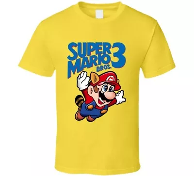 Super Mario Bros. 3 Retro Nes Box Art Video Game T Shirt  • $21.99