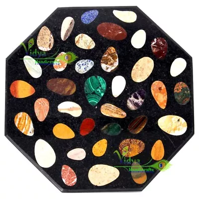 24  Marble Center Table Top Multi Stones Mosaic Inlay Garden And Home Interior  • $748.44