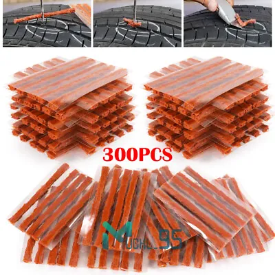 300Pcs Tire Repair Plugs Self Vulcanizing Tubeless Seal Tire Repair Plug Patch • $10.69