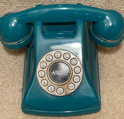 Conairphone Model SW2504 Vintage Looking Metropolis Phone In Teal *Sold As Is* • $7