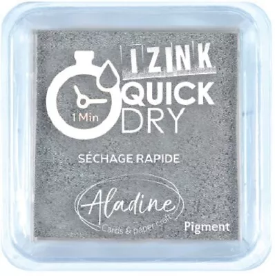 £2.95 • Buy Aladine IZINK Quick Dry Pigment MEDIUM INK PAD 5 X 5cm Dries In Less Than 1 Min