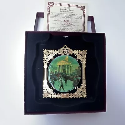 Mort Kunstler 2004 Timber Ridge School Ornament After The Snow Winchester VA • $22.44