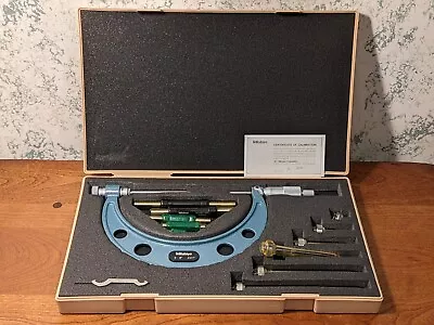 MITUTOYO 0-6 Inch MICROMETER SET NO 104-137 • $349.99