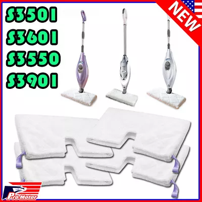 Washable Replacement Cleaning Pads For Shark Steam Mop S3501 S3601 S3550 S3901 • $11.50