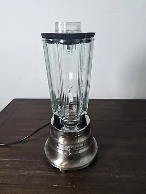 WARING Commercial Blender 51BL29 SIXTY Years Quality Chrome Glass 2 Speeds VTG • $45.95