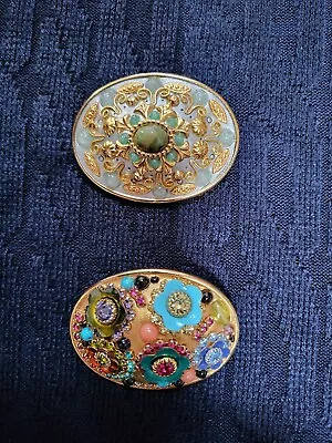 Michal Golan 24K Gold Plate Brooches Pins Pendants RARE  • $100