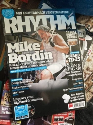 £0.99 • Buy Rhythm Magazine June 2015 Mike Bordin, Mat Hector  No Cd