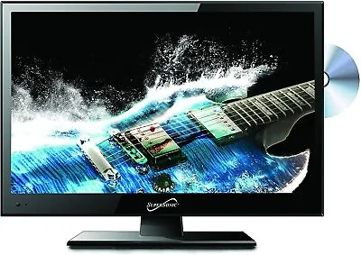 SuperSonic SC-1512 LED Widescreen HDTV & Monitor 15.6  Built-in DVD Player  • $129.99