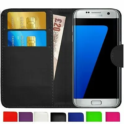 Case Cover For Samsung GalaxyS3 S4 S5 S6 S7/8Magnetic Flip Leather Wallet Phone  • £5.19