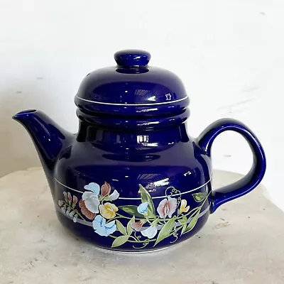 Japanese Mikasa Rondo Blue Teapot • $98