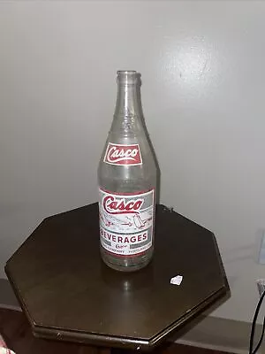 Vintage Casco Beverages Soda ~ Casco Bottling Company Portland Maine Quart • $35