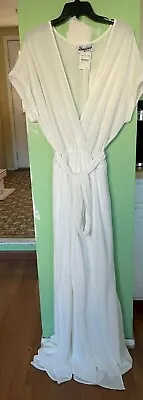 MEGHAN LOS ANGELES Jasmine Maxi Dress WOMENS 2X XXLARGE WHITE NEW  • $59.99