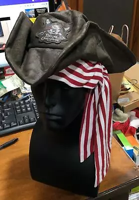 £48.34 • Buy Jack Sparrow Pirates Of The Caribbean Hat Disney World Parks Bendable Youth #Z
