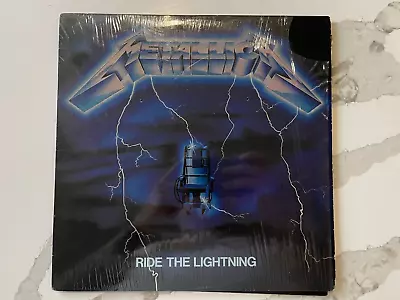 Metallica Ride The Lightning LP Original US Megaforce Shrink Metal Thrash Slayer • $76