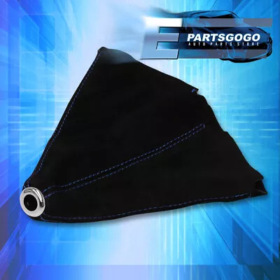 For Nissan 240SX 300ZX Manual Transmission Shift Boot Black Suede Blue Stitching • $8.99