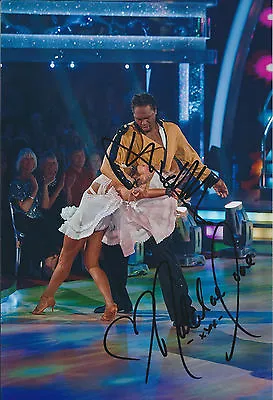 Audley HARRISON & Natalie LOWE SIGNED Autograph Photo AFTAL COA Strictly Dancing • £44.99