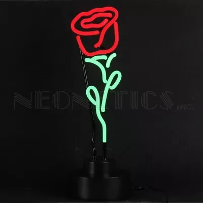 Red Rose Wedding Art Decor Neon Sculpture 5 X16  • $90.99