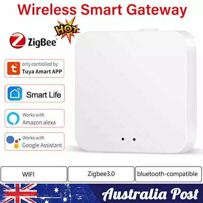 Tuya ZigBee 3.0 Wireless Smart Gateway Hub Home Bridge APP Remote Control NEW • $36.75