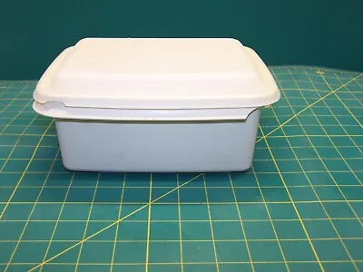 Tupperware 1254 Freeze N Save Ice Cream Keeper W/Sheer Lid 1255 - POOR CONDITION • £3.41