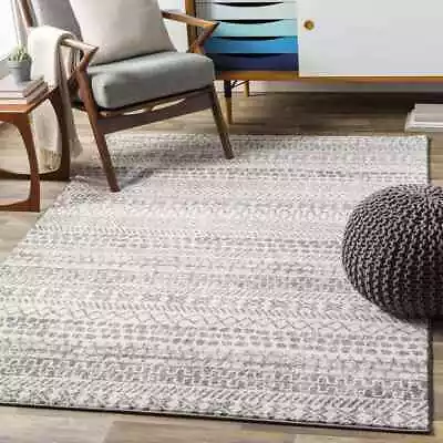 Area Rugs 5x7 Modern Living Room 8x10 Large Bedroom Carpet LeMans White Rug • $75