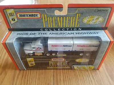 Nib Matchbox Premiere Collection Ford Aeromax Container Trailer Rigs Series 2 • $40