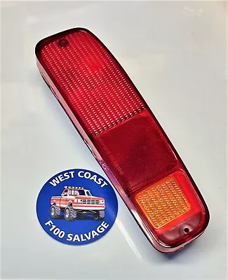 Ford F100 Parts Tub Tail Light Right Hand With Amber Indicator 74-80 • $74.95