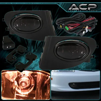 For 2002-2005 Honda Civic Si EP3 Smoked Lens Fog Light Front Bumper Driving Lamp • $30.99