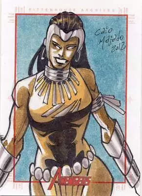 2012 Marvel Greatest Heroes Avengers Sketch Card Majado • $79.99