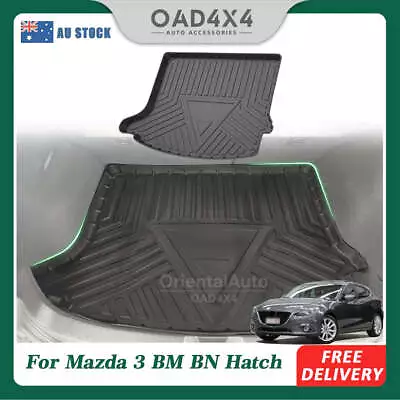 3D TPE Cargo Mat Trunk Mat Boot Mat For 5 Door Mazda 3 Hatch 2013-2019 • $63