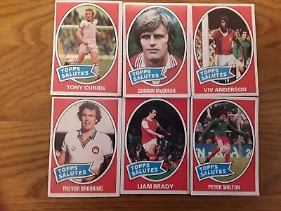 £5.39 • Buy Topps Chewing Gum Football Cards 78/79 Season TOPPS SALUTES 